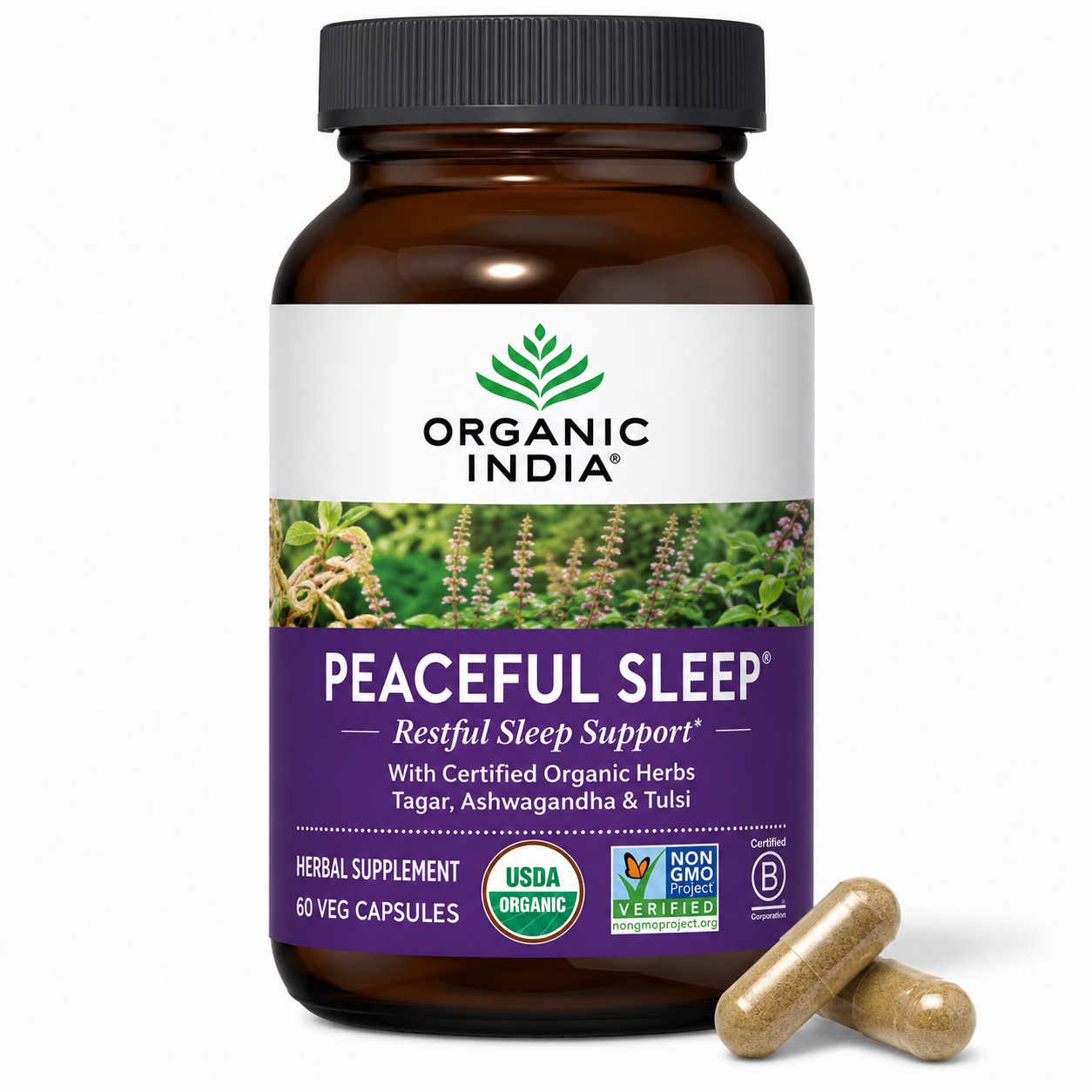 Calm Sleep Capsules – Organic Sleep Supplement 90 Capsules
