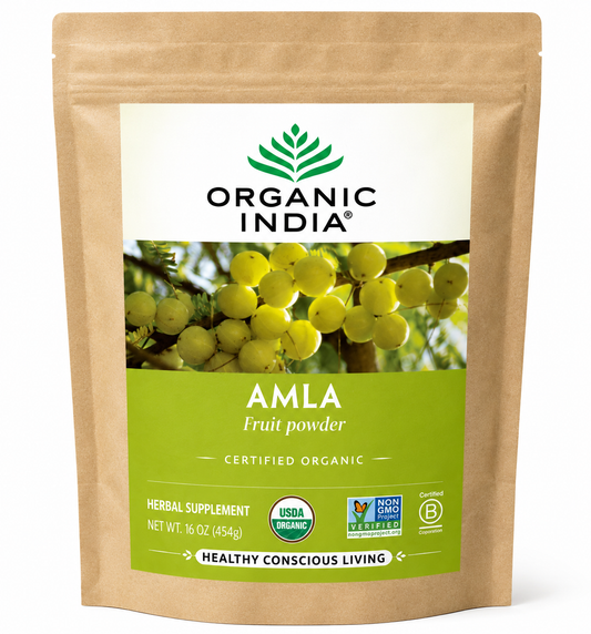 Organic Amla Powder – 1 lb Bag (454 g)