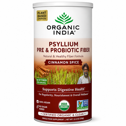 Cinnamon Spice Psyllium Prebiotic & Probiotic Fiber