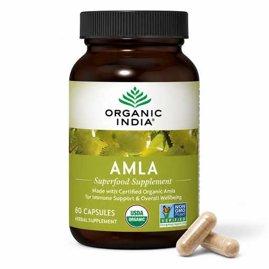 Organic Amla Capsules - Indian Gooseberry Supplement 90 Capsules
