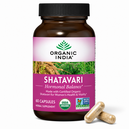 Shatavari Supplement – Organic Capsules for Hormonal Balance 90 Capsules